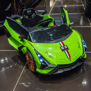 小嘎子-兰博基尼电动童车双电双驱1-7岁儿童电动汽车大电瓶跑车摇摆早教