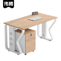伟樽办公桌带一柜120*60*75cm套