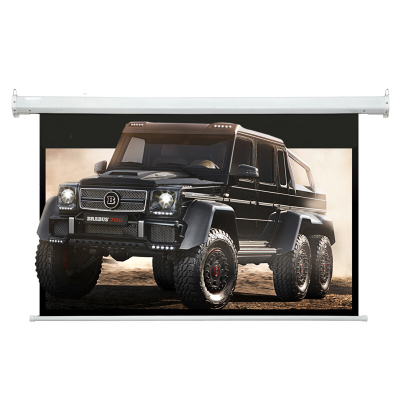 可欧（Keou）投影幕布150英寸16:9电动玻珠幕布（适用明基投影机使用）