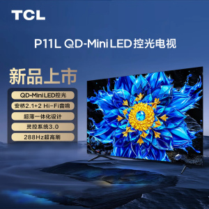 TCL电视 65P11L 65英寸 画布屏 QD-Mini LED控光