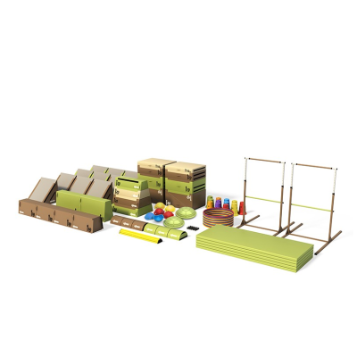 户外运动跑酷-标准版 体能训练架(苹果绿)