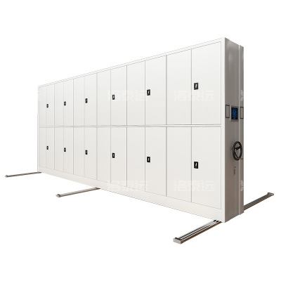 洛泰远 智能密集架移动式档案柜钢制轨道智能密集柜 一列6组