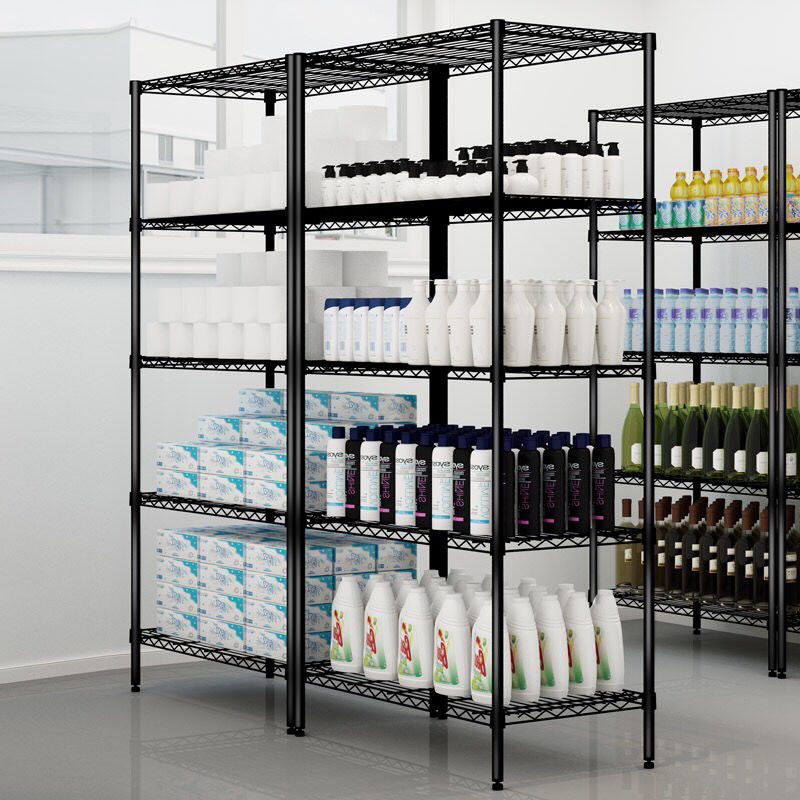 大号金属置物架货架层架阳台闪电客收纳架厨房杂物架加固铁架子书架