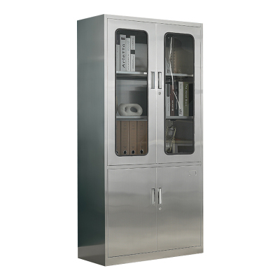 帅畅不锈钢文件柜档案柜资料柜储物柜器械柜仪器柜304全不锈钢大器械柜