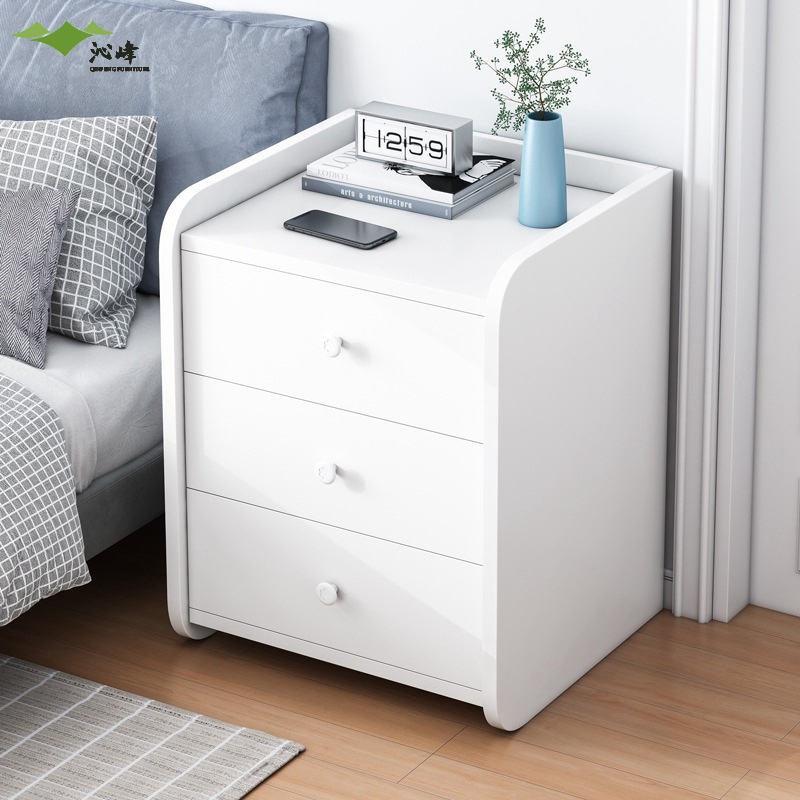 沁峰 简易床头柜简约现代卧室多功能储物柜迷你小型床边柜子ins收纳柜