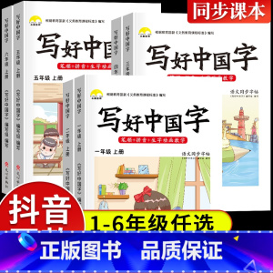 写好中国字(上册+下册) 小学一年级 [正版]2024新版 写好中国字一年级二年级上册下册语文同步练字帖 小学生三年级人