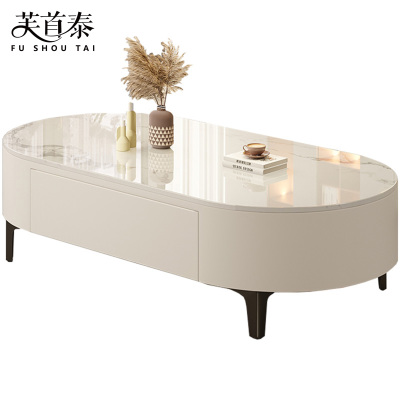 芙首泰岩板茶几1.2米1200*600*350mm张