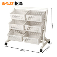 枢泽 推车置物架 双排3层 个