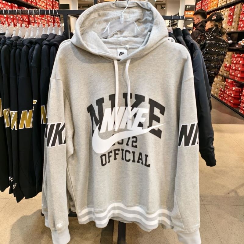 NIKE耐克连帽卫衣运动休闲舒适针织男装套头衫DD6169-050 D