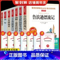 六年级上+下必读[7册 送考点手册] [正版]送考点手册完整版小英雄雨来六年级上册必读课外书老师快乐读书吧小学语文同步爱