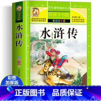 水浒传 [正版]四大名着小学生版注音版全套4册 西游记三国演义水浒传红楼梦原着儿童版带拼音青少年版小学生课外阅读书籍幼儿
