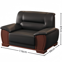 依韵珂办公沙发单人位张