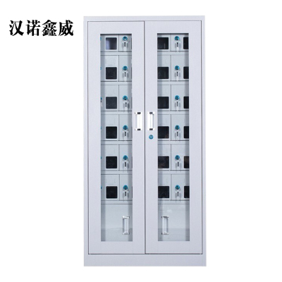 汉诺鑫威USB手机存放柜会议室手机柜对讲机柜寄存柜手机柜24门手机存放柜