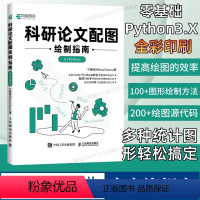 [正版]出版社科研论文配图绘制指南 基于Python 全彩印刷 数据分析零基础自学python编程开发入门到精通程序设