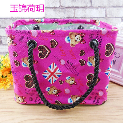 可爱小熊防水大容量洗漱包浴兜男女户外旅行收纳包洗澡篮澡筐浴包