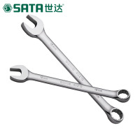 世达(SATA)全抛光两用扳手 开口扳手梅花两用扳手 21mm 40216 1把