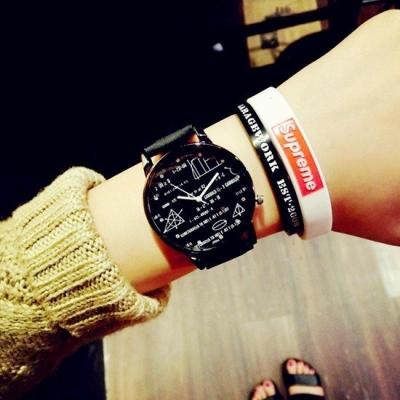 高中学生手表男女孩初中青少年韩版简约潮流时尚休闲原宿风石英表同款同款