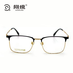 2021尚境新款时尚方框气质型复古眼镜男女通用可配有度数近视镜片
