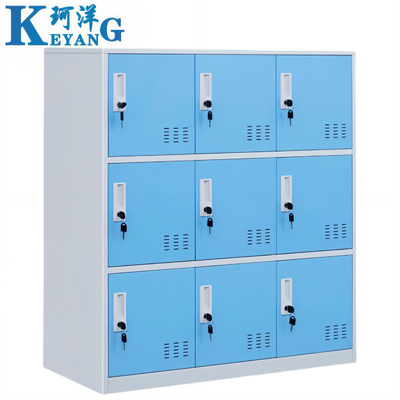 珂洋 存包柜 九门(蓝白套色) 台