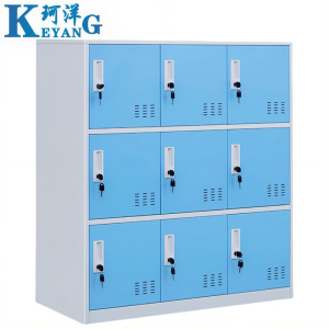 珂洋 存包柜 九门(蓝白套色) 台