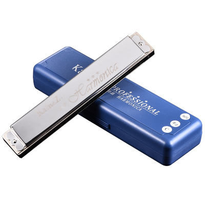 凯恩Kaine.Z上海老品牌24孔专业演奏口琴复音口琴重音口琴ABCDEFG调#A#C#D#F#G调