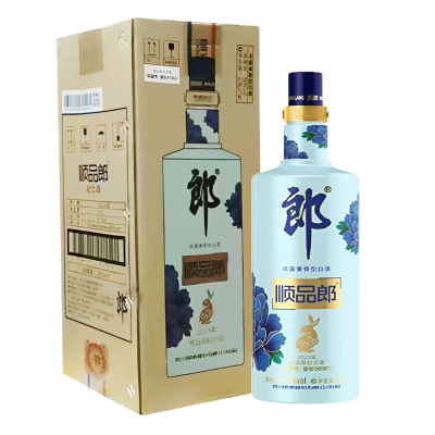 郎酒 顺品郎2023癸卯兔年纪念酒50度2.8L*1瓶浓酱兼香型白酒