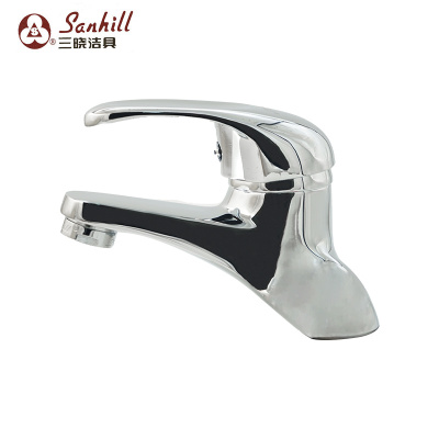 三晓全铜主体两联冷热面盆龙头SX-917A-1 个