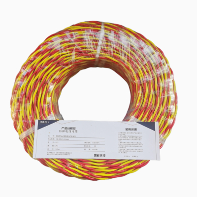 泽盛佳工 铜芯聚氯乙烯绝缘无护套电线 RVS 2*1 100米/卷