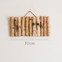 家柏饰(CORATED)原木挂钩壁挂墙饰乡园风格拍摄道具陈列 白桦木挂钩(小)