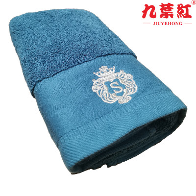 九叶红毛巾34*74cm/120G-JYH-2401/条