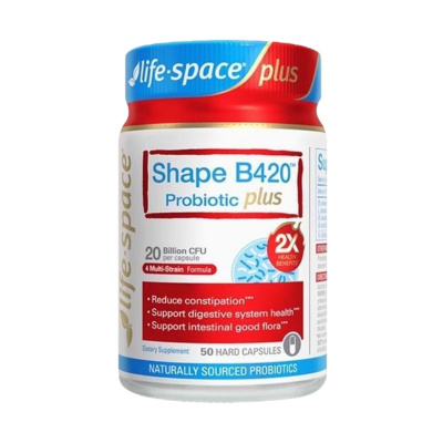 Life Space 益倍适B420Plus益生菌胶囊50粒 澳洲原装进口 保持曼妙美丽身材 B420
