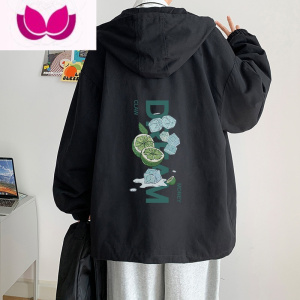 七斓百搭连帽外套男冬季加绒加厚高级感潮流夹克cityboy上衣服