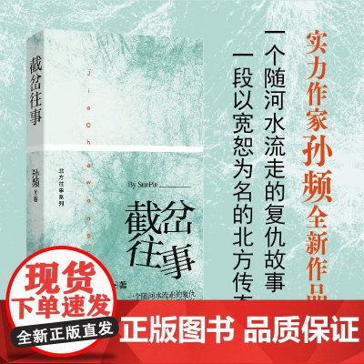 (精装)截岔往事 孙频中篇小说 北方往事系列 一个随河水流走的复仇故事,一段以宽恕为名的北方传奇!