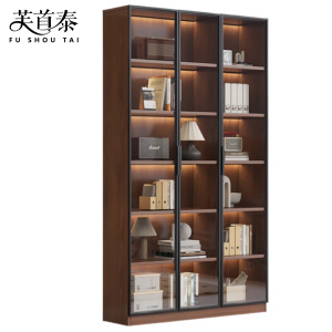 芙首泰玻璃门书柜900*320*2000mm个