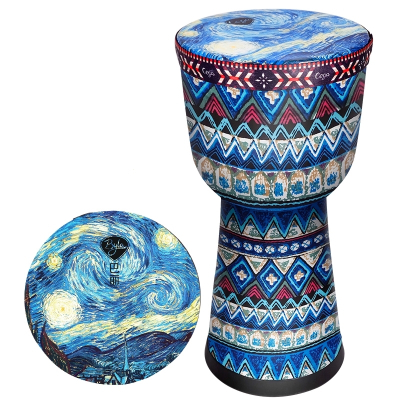 非洲鼓丽江手鼓儿童幼儿园8寸10寸12初学者入门幼儿PVC鼓乐器独角兽(大8)+赠品