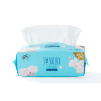 清风棉柔巾70抽1包净润肌干湿两用抽取式原生木浆BCB70F