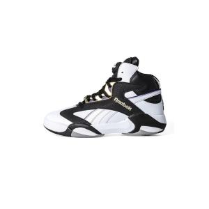 锐步(REEBOK)白皮革圆头系带复古篮球休闲鞋cm增高男鞋