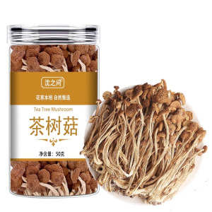 茶树菇干货新货正品煲汤炖菜菌类食材批发官方店甄选茶树菇