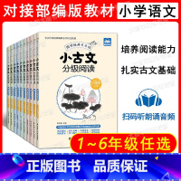 小古文分级阅读 小学一年级 [正版]小古文分级阅读一二三四五六/123456年级上下册小学国学经典日日诵文言文分级读物