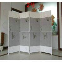 BONJEAN屏风隔断折屏简约现代卧室客厅移动推拉中式布艺屏风帘房间隔断墙