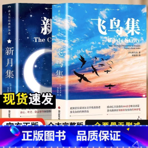 [全2册]飞鸟集+新月集 [正版]飞鸟集新月集泰戈尔中英对照注释版未删减英汉对照版诗歌双语世界名著中小学生课外阅读书籍