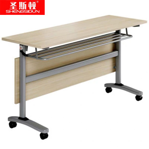 圣斯顿SD-HY1250A可折叠会议桌培训桌1200*500*750mm浅胡桃色