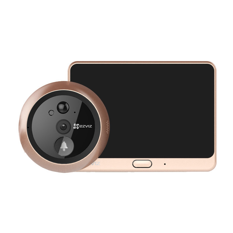 萤石dp2c超清300万智能电子猫眼/可视门铃(128g) 防盗家用 监控摄像头