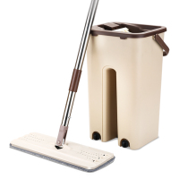 新款免手洗拖把平板家瓷砖一拖净刮刮乐懒人拖地拖布干湿两用