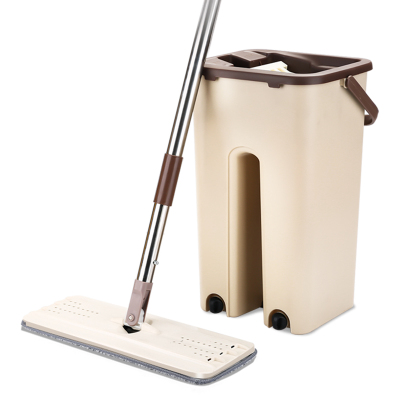 新款免手洗拖把平板家瓷砖一拖净刮刮乐懒人拖地拖布干湿两用