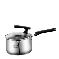 爱仕达(ASD) 奶锅辅食锅304不锈钢汤锅炖煮锅复底燃气电磁炉通用 16CM NS16L1Q