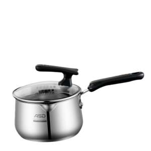 爱仕达(ASD) 奶锅辅食锅304不锈钢汤锅炖煮锅复底燃气电磁炉通用 16CM NS16L1Q