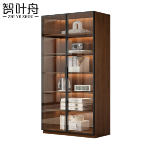 智叶舟文件资料柜双门100*32*200cm台