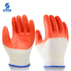 渝亿宏 PVC挂胶手套 均码 1双