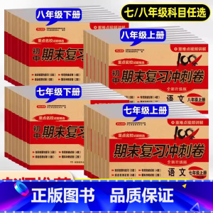 道德[人教版] 国一上 [正版]初中期末复习冲刺卷国一八年级上册下册试卷测试卷全套人教版同步练习簿语文数学英语物理历史地